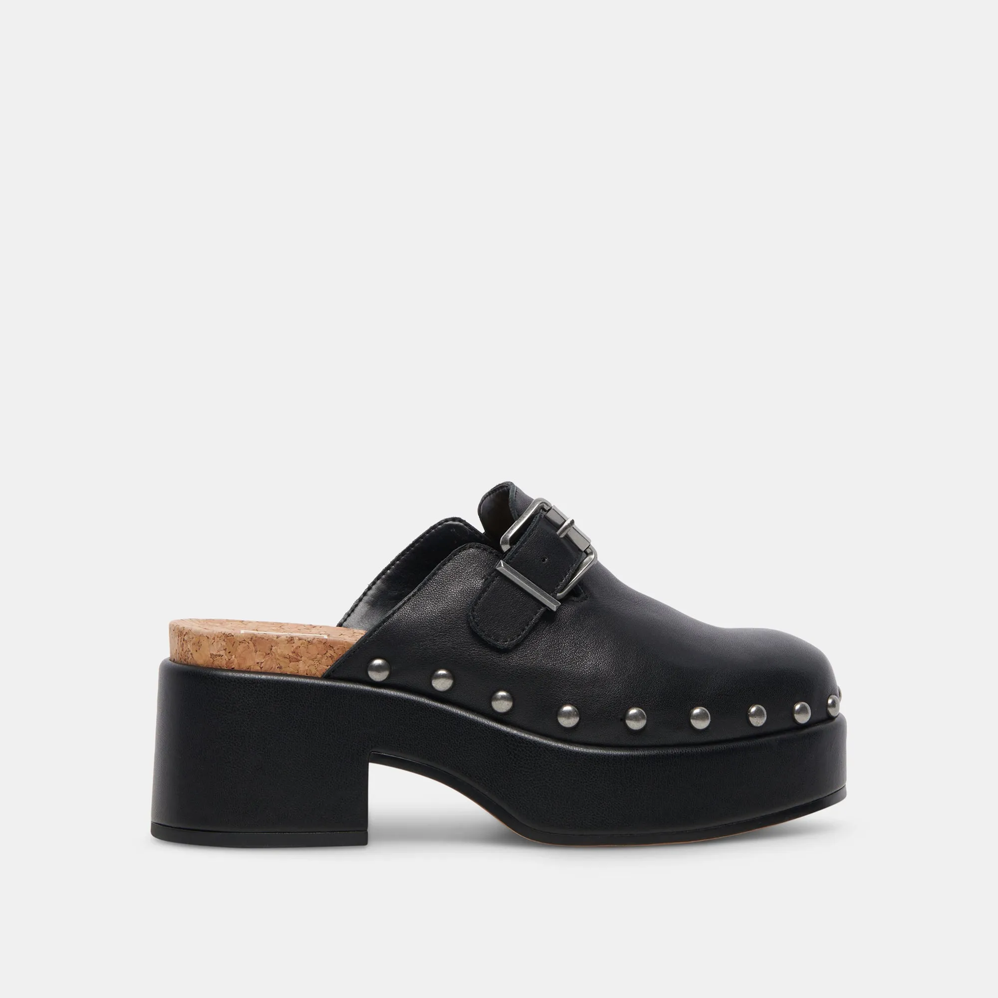 YEVAN CLOGS BLACK LEATHER