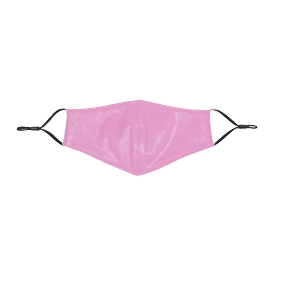 Yuzuki Vegan Leather Face Mask - Baby Pink