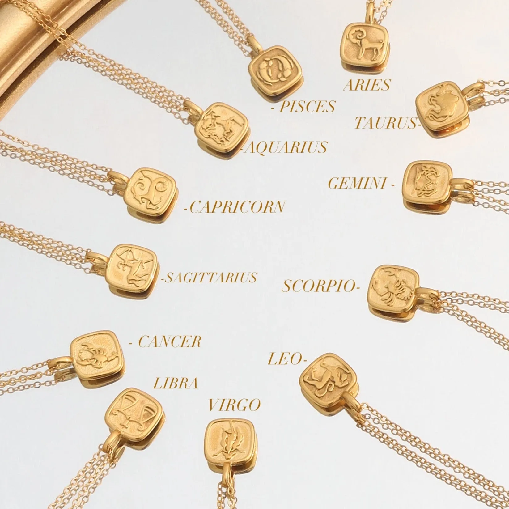 ZODIAC PENDANT NECKLACE